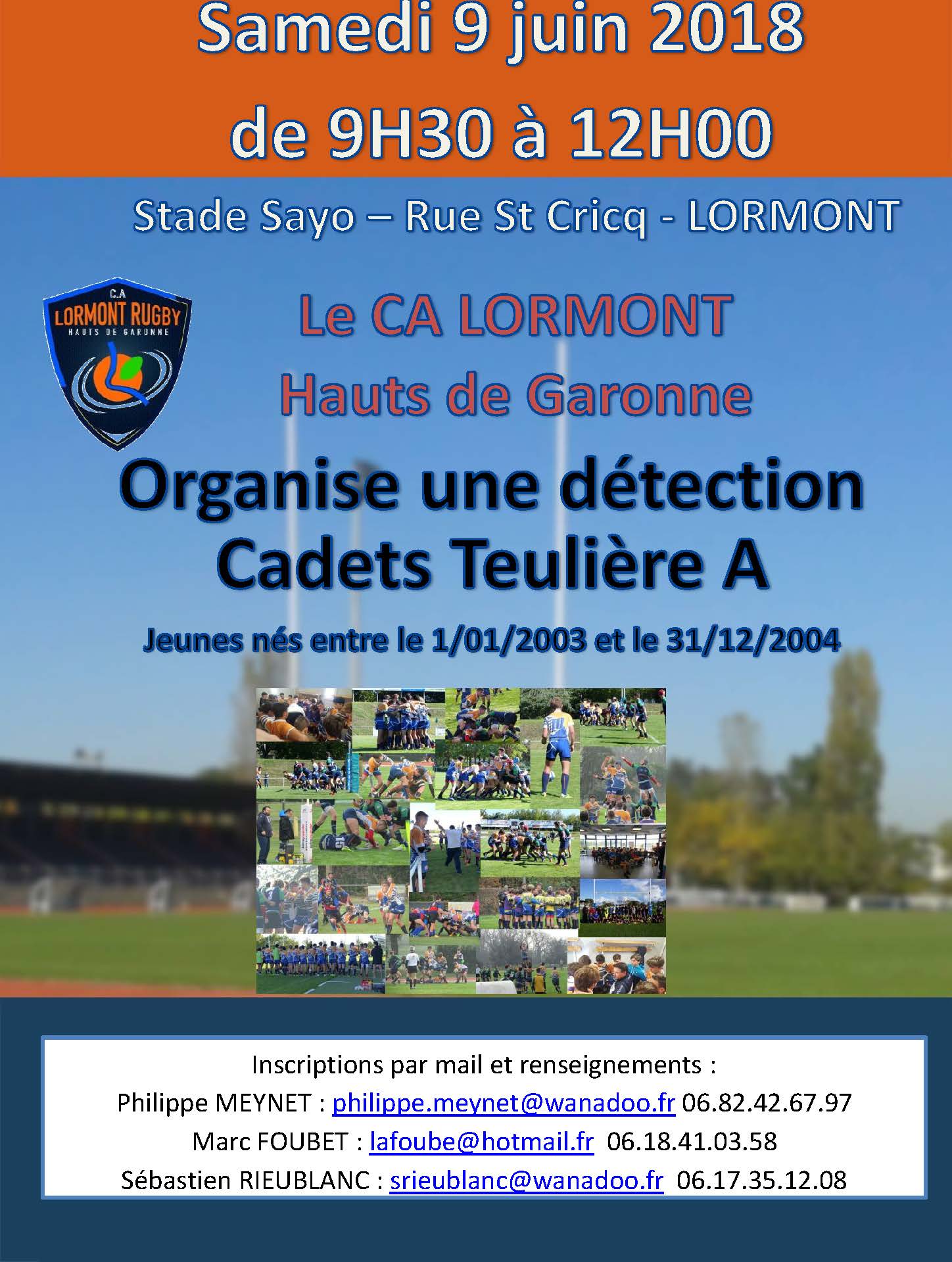 Flyer détection Cadets 2018