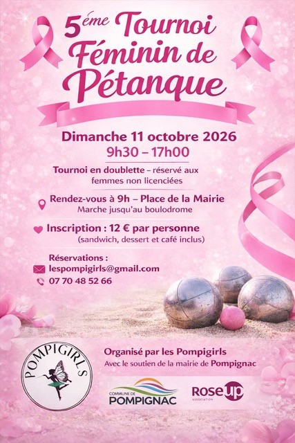 2026.10.11 Tournoi pétanque Pompigirls