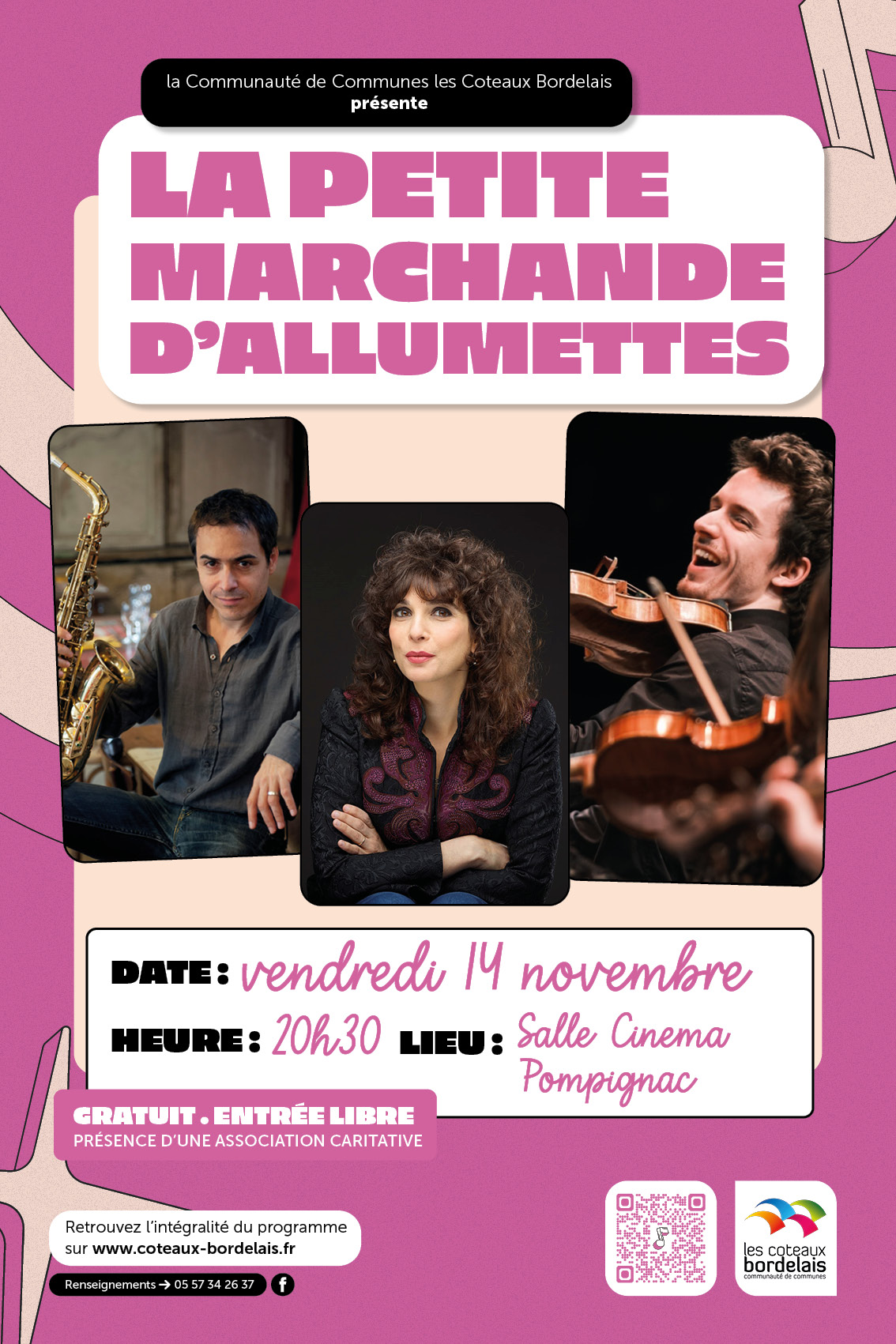 AFFICHES CDC COTEAUX CULTURE 2025 La petite marchande dallumettes