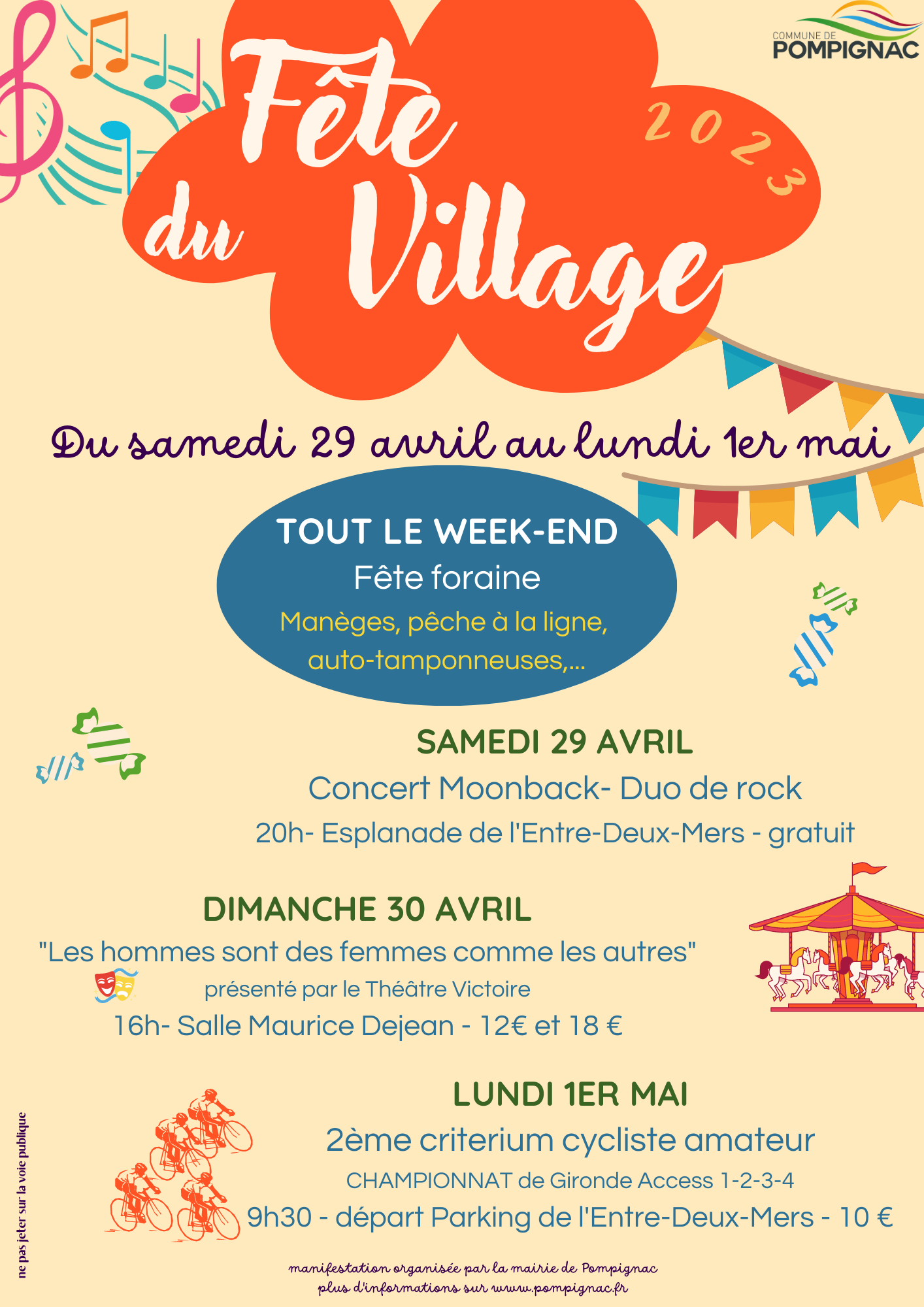 Affiche Fête du village ACO V4