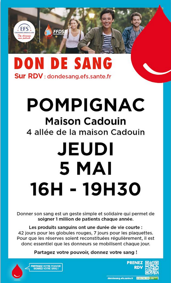 Don de sang EFS 05 2022