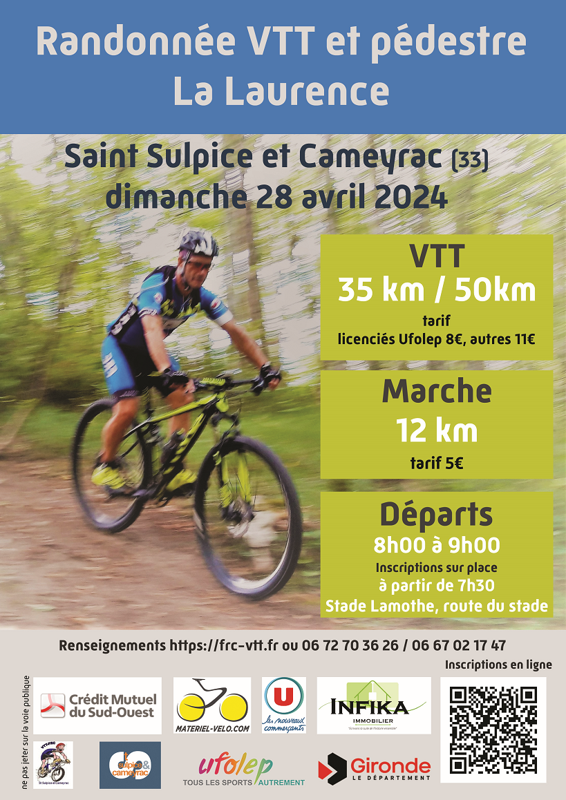 Rando VTT la laurence 04 2024