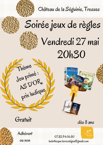 Soirée jeux AS DOR 27 MAI 2022