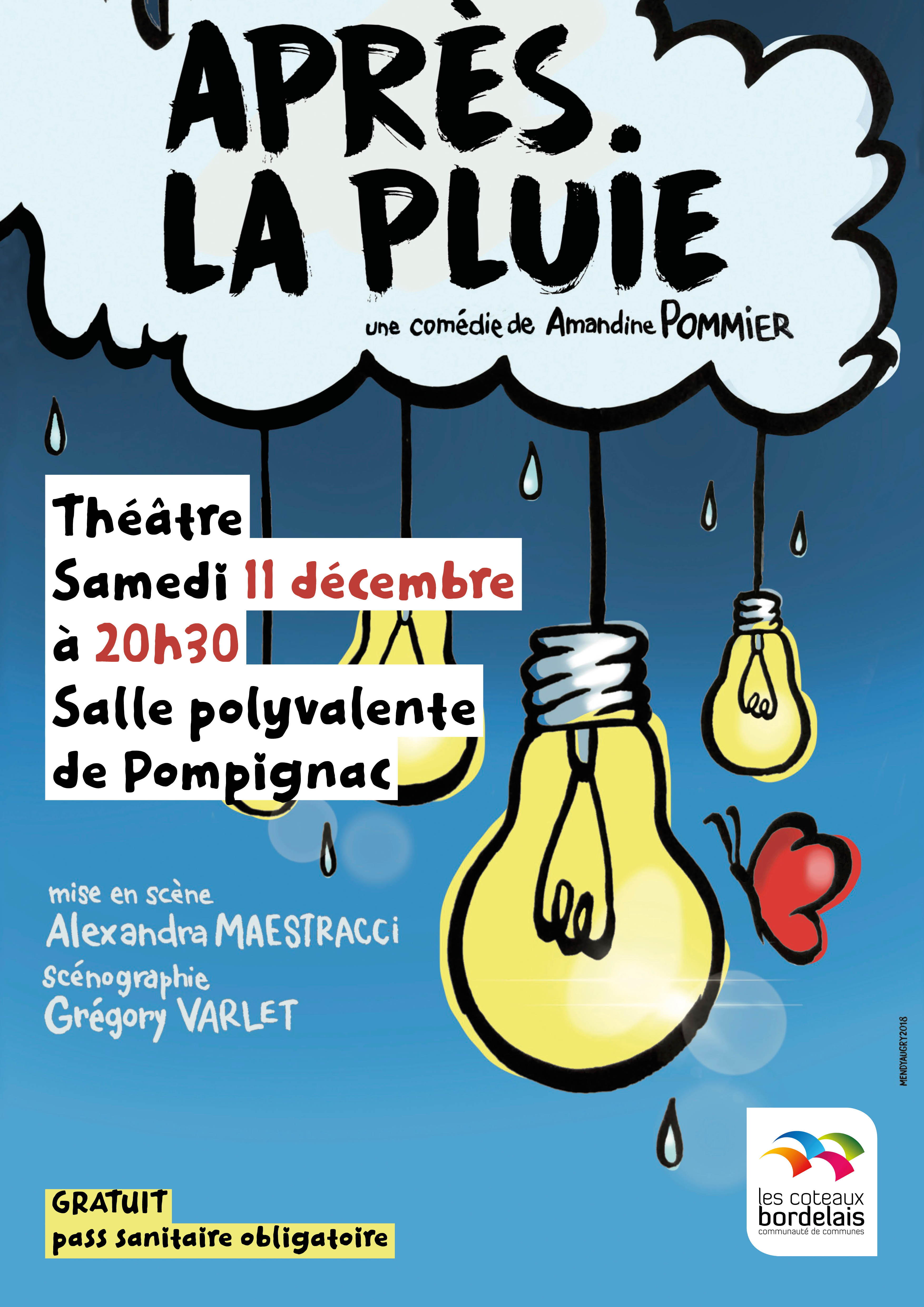 affiche théâtre Pompignac