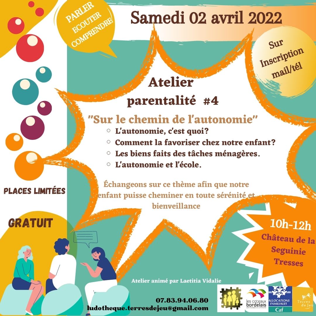 atelier parentalité autonomie avril 2022