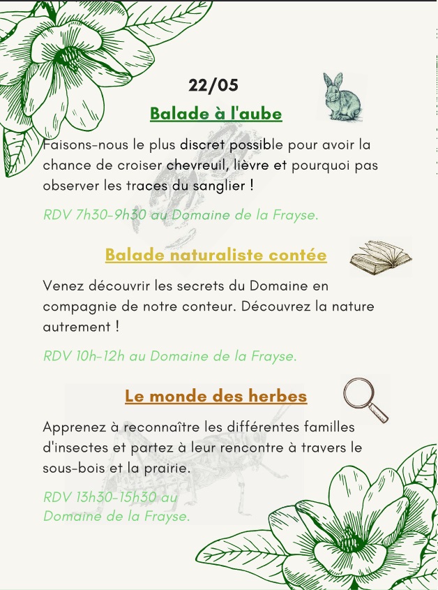 La Frayse agenda environnement 2022 mai2