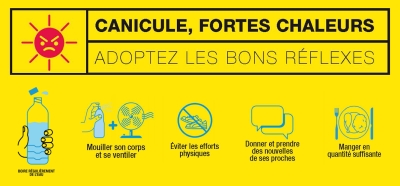 ALERTE CANICULE : VIGILANCE JAUNE