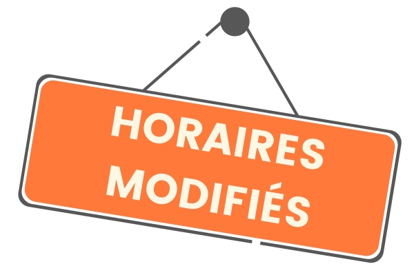 HORAIRES MODIFIÉS DE L&#039;ACCUEIL DE LA MAIRIE