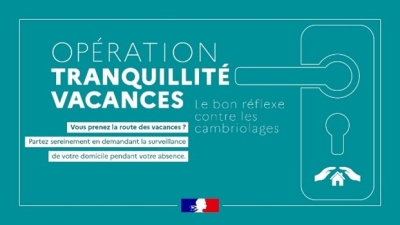 OPÉRATION TRANQUILLITÉ VACANCES