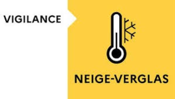 VIGILANCE JAUNE NEIGE-VERGLAS - Bulletin sp&eacute;cial