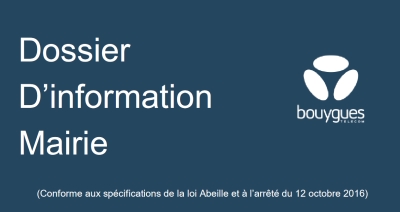 Dossier d&#039;Information Mairie (DIM) - Evolution site Bouygues Telecom