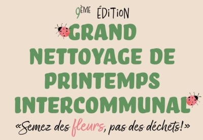 Samedi 25 mars : grand nettoyage de printemps !