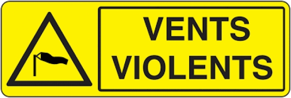 AVIS DE TEMPÊTE ET FORTES PLUIES