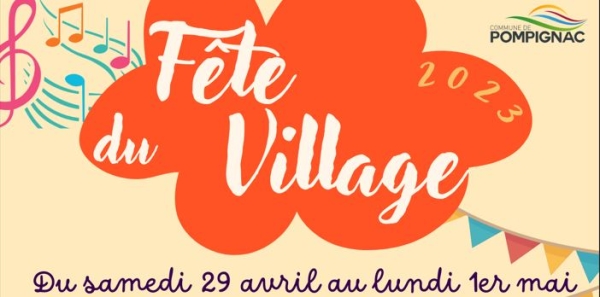 LA FÊTE DU VILLAGE C&#039;EST LE WEEK-END PROCHAIN !